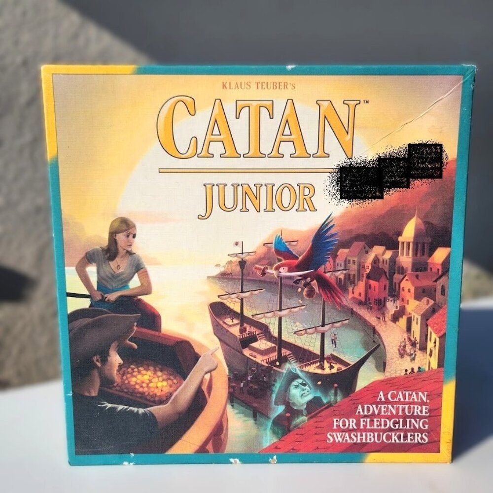 Catan Junior Jr. Family Strategy Boardgame Board Game for ages 6+ Toy Box has so